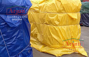 large plastic cover for transportation in lorry