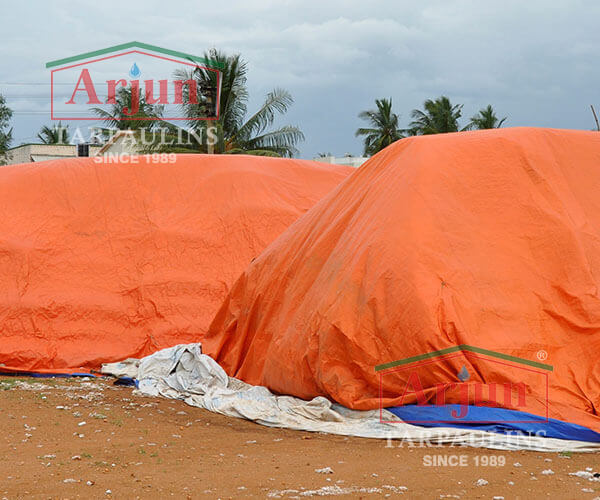 tarpaulin covers for open storage 